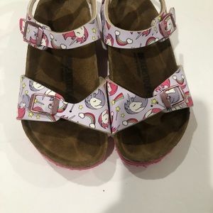 Birkenstock Girls Rio Plain Unicorn